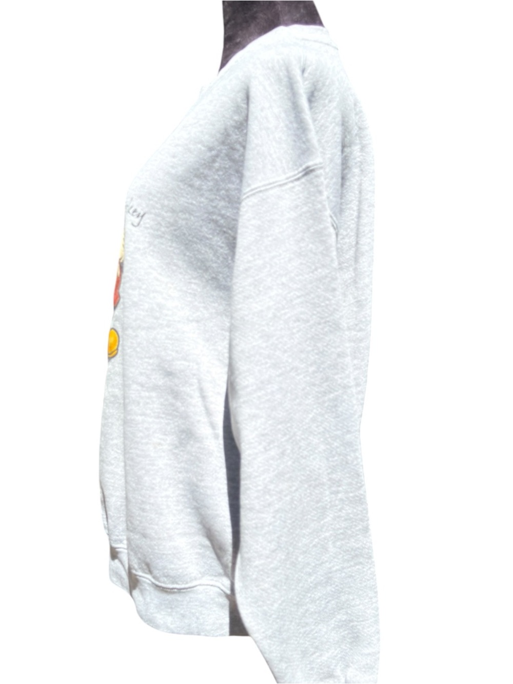 Disney Store Mickey Mouse Crewneck Sweatshirt Vintage 90s USA Heather Gray XL - Picture 10 of 11